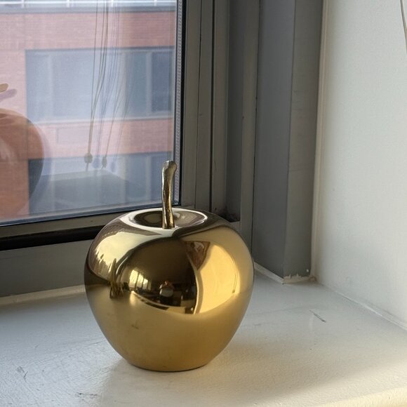 Z Gallerie Accent Gold Apple - Picture 2 of 3